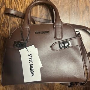 Steve Madden Chocolate Satchel